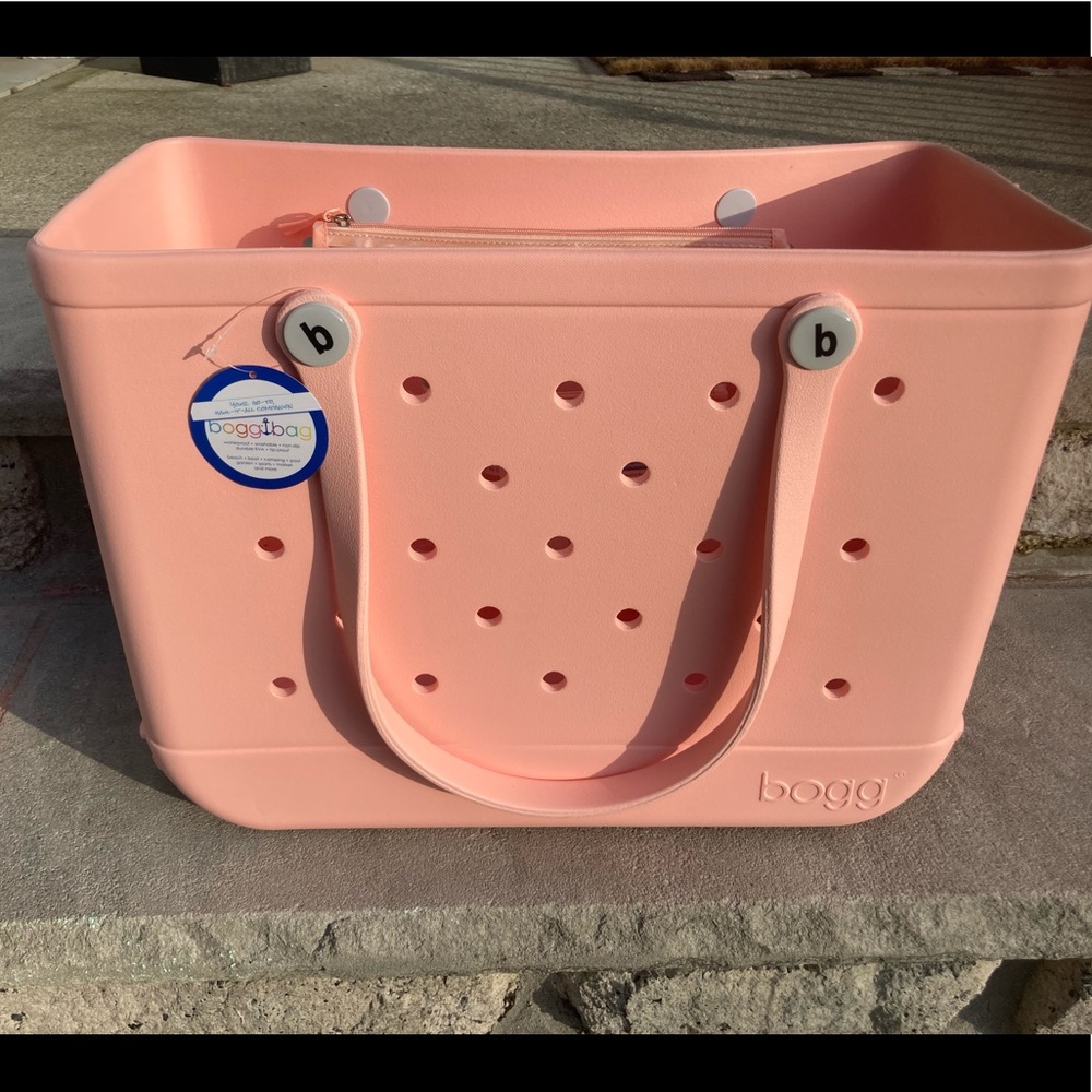💗🧡💗 PEACHY Beachy Bogg Bag Original Large Tote!